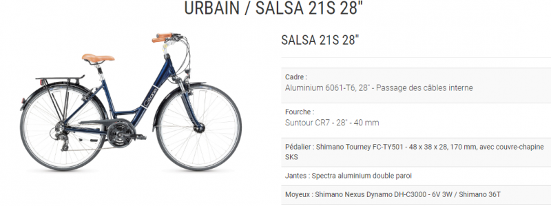 SALSA 28 21V  599 €
