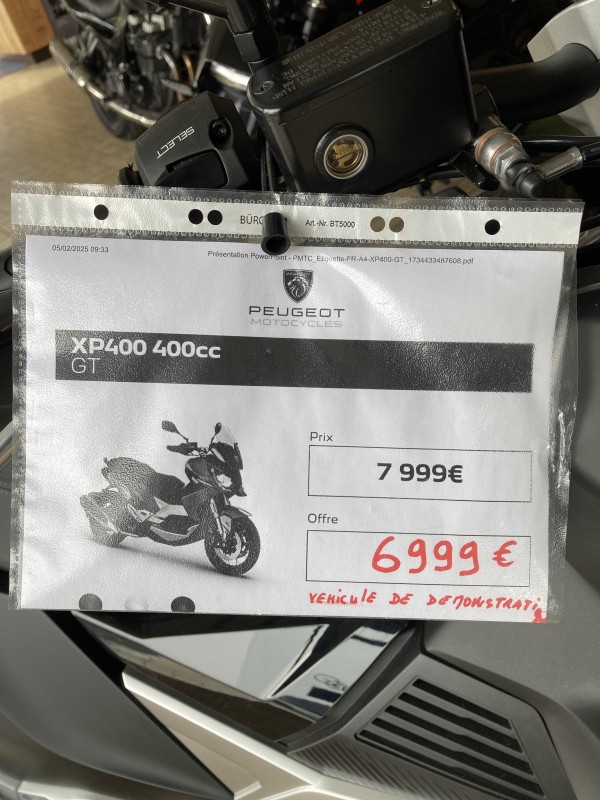 Peugeot XP400 prix: 6499 €